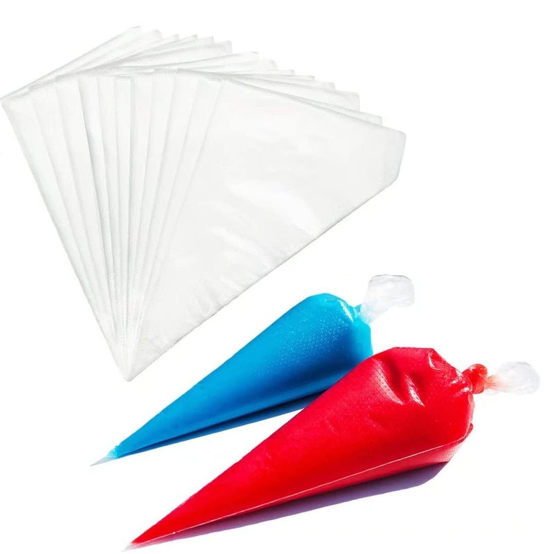 Tipless Piping Bags Disposable100Pcs 12Inch Pastry Bags for Royal Icing and Frosting and Cake DecoratingThickNonslip for all Size Tips and CouplersCakance