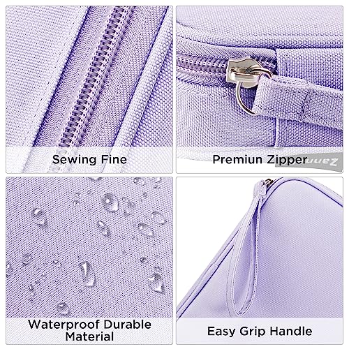 Zannaki Big Capacity Storage Pouch Marker Pen Pencil Case Simple Stationery Bag Box Art Tool & Sketch Storage Boxes for Bullet Journal Middle High School Office College Student Girl Women Adult Teen - Image 4