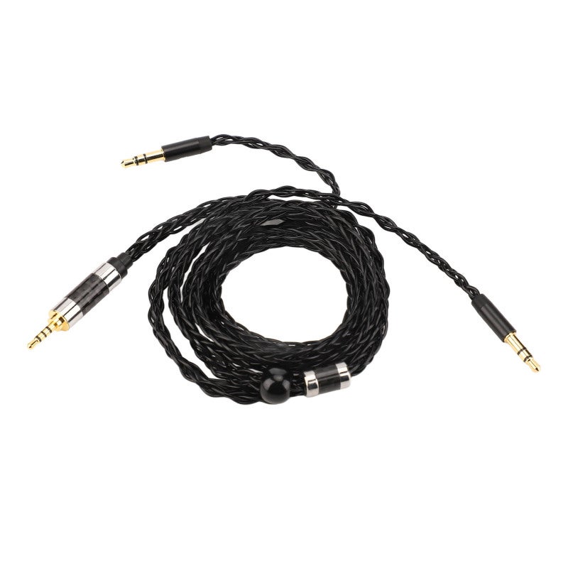 Headphone Cable Replacement 2.5mm Balanced To Dual 3.5mm Gold Plated Plugs Silver Plated - Eliminates Skin Effect 8 Core Balanced Headset Cable For MDR Z7 Z1R - Image 5