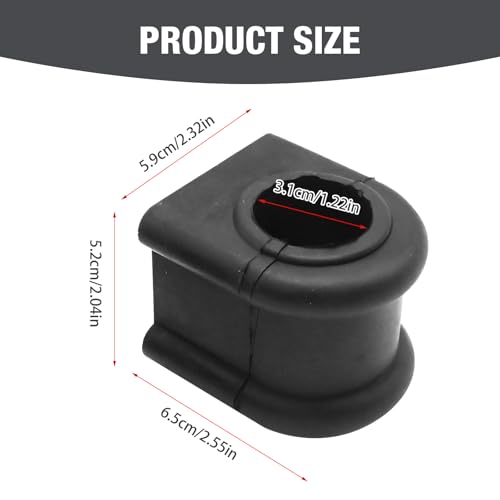 SYOWADA 2Pcs 68213310AA Front Left&Right Stabilizer Sway Bar Bushing Replacement for Jeep Grand Cherokee 2010 2011 2012 2013 2014 2015 2016 2017 2018 2019 2020 - Image 2