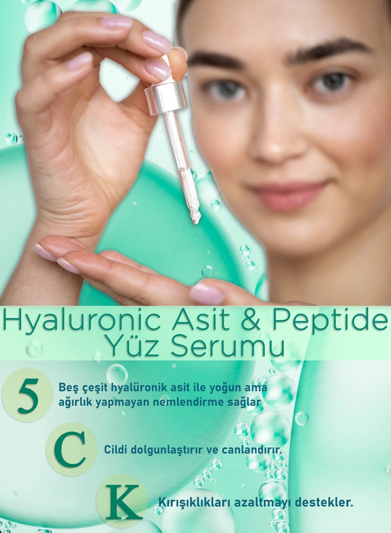 Ostwint Hyaluronic Acid Peptide Moisturizing, Plumping, Revitalizing, Anti-Wrinkle Serum 30ml - Image 5