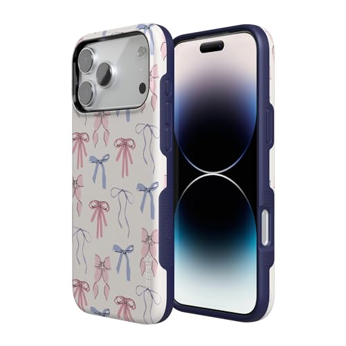 Casely iPhone 17 Pro Case | Coquette Girlie | Pastel Bows | Bold Protective Design | Compatible with MagSafe - Image 2