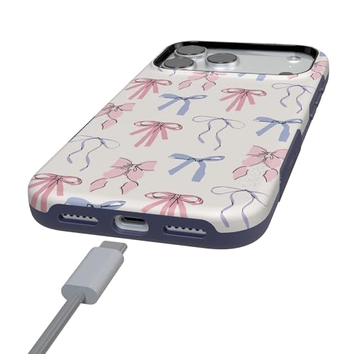 Casely iPhone 17 Pro Case | Coquette Girlie | Pastel Bows | Bold Protective Design | Compatible with MagSafe - Image 5