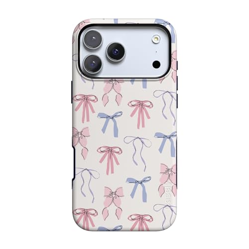 Casely iPhone 17 Pro Case | Coquette Girlie | Pastel Bows | Bold Protective Design | Compatible with MagSafe - Image 1