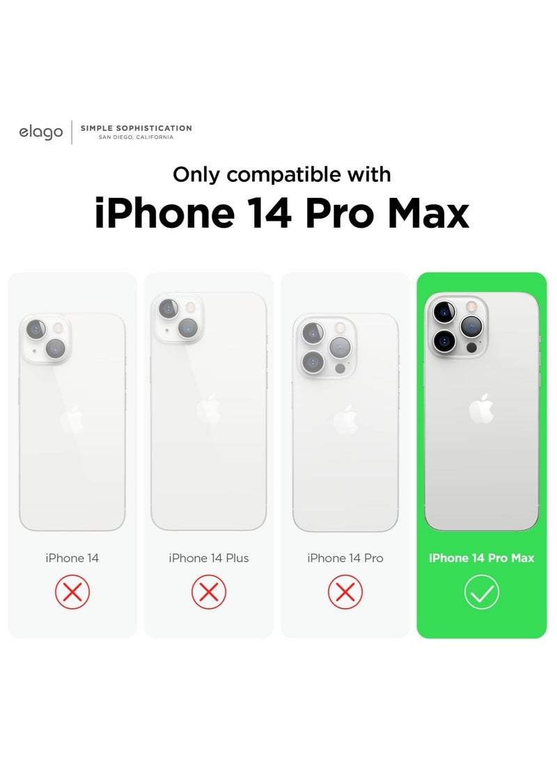 Elago Liquid Silicone Case Compatible with iPhone 14 Pro Max Case (6.7"), Premium Silicone, Full Body Protection - 4 Layer Shockproof Phone Cover, Anti-Scratch Soft Microfiber Lining - Image 3