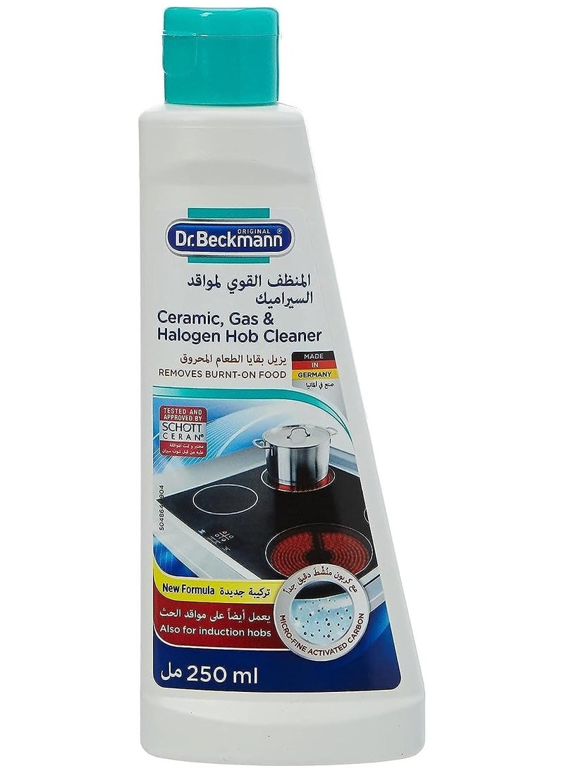 Dr. Beckmann Dr. Beckmann Ceramic Gas & Halogen Hob Cleaner Clear 250ml 