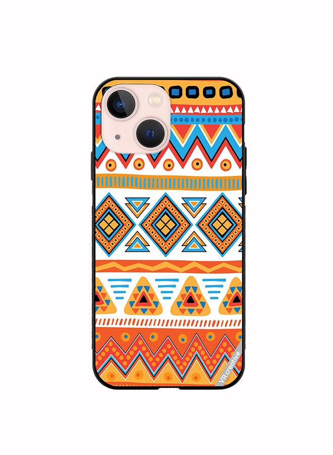 Protective Case Cover For Apple iPhone 13 Mandala Design Multicolour