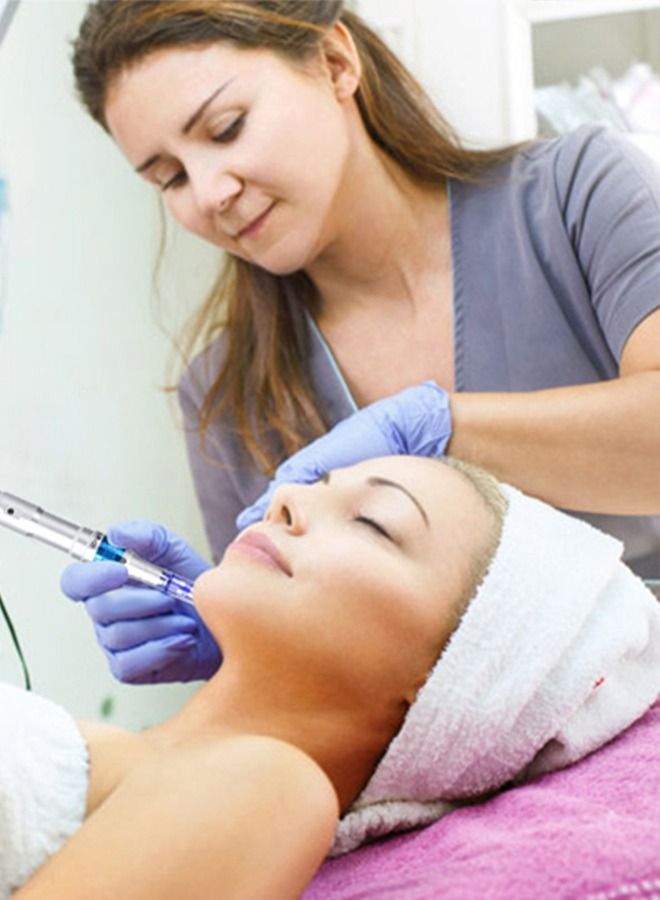 10 قطع من خراطيش Derma Ultima A6 القابلة للاستبدال 12 دبوسًا (أزرق) - Image 5