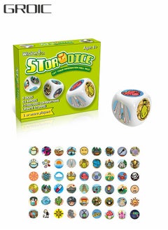 GROIC Story Cubes, Storytelling Games For Kids And Adults, Fun Family Games, Creative Kids Games, Educational Toys Thinking Logic Toys For Intellectual Development  - Image 1