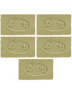 Duru Duru Traditional Hand Made Vegan Olive Oil Bar Soap Pack of 5 