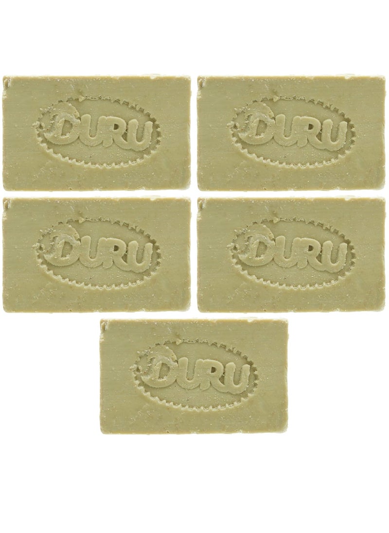 Duru Duru Traditional Hand Made Vegan Olive Oil Bar Soap Pack of 5 