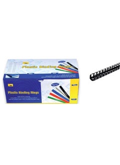 Psi Plastic Binding Ring 14mm, Black  - Image 2