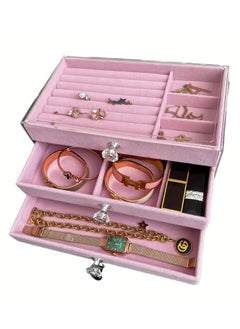 coobest Jewelry Box, 3 Drawer Jewelry Holder Organizer, Jewelry Boxes & Organizers with Earring Organizer, Jewelry Holder Box, Clear Jewelry Organizer Box for Jewelry Storage, Mothers Day Gifts - pzsku/Z3DBD8367389FCC26FC9EZ/45/_/1732455820/2a14df99-8b96-4bdd-9ad2-5e10bfa85be4