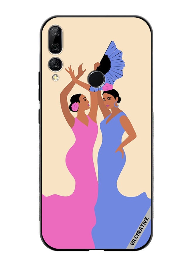 VR CREATIVE Protective Case Cover For Huawei Y9 Prime 2019 Spanish Women Dancing Flamenco Design Multicolour - Image 1