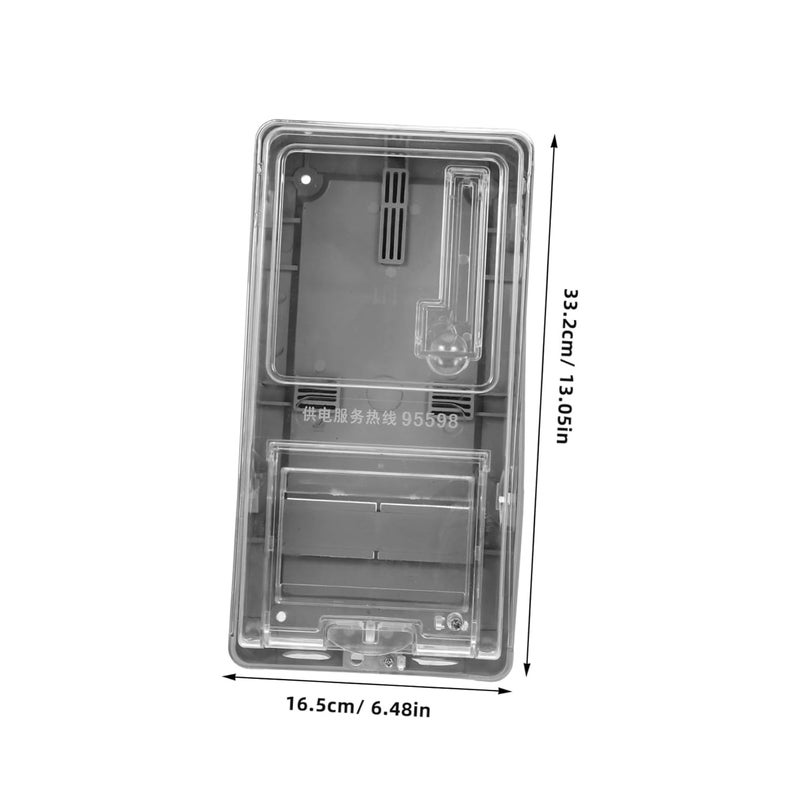 Mikikit Transparent Plastic Electrical Box Weatherproof Water Resistant Durable Protection - Image 3