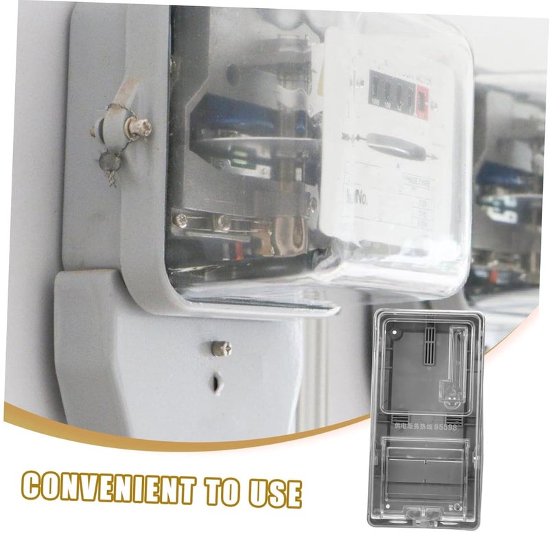 Mikikit Transparent Plastic Electrical Box Weatherproof Water Resistant Durable Protection - Image 4