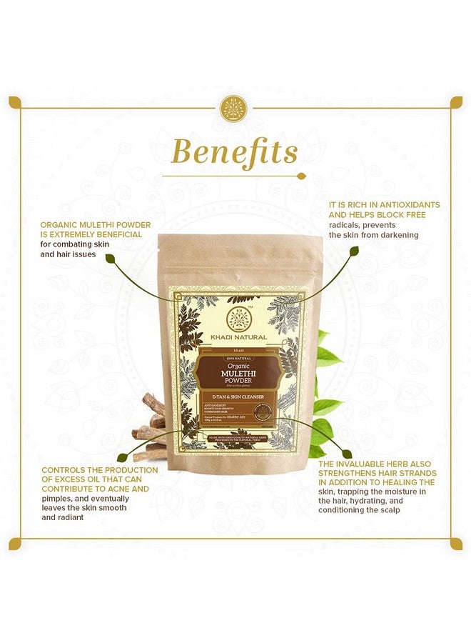 Khadi Natural Mulethi Organic Powder Pack Of 2 (2X100Gm) 200Gm - Image 5