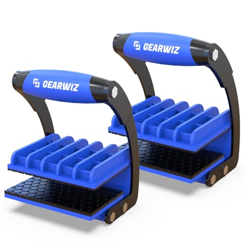 Gearwiz Panel Carrier Tool – Carry Plywood & Large Sheets up to 100 lbs – One-Handed Ergonomic Grip – Heavy-Duty Woodworking & Construction Sheet Lifter for 4x8 Panels – NOT FOR DRYWALL – 2 Pack - Image 1