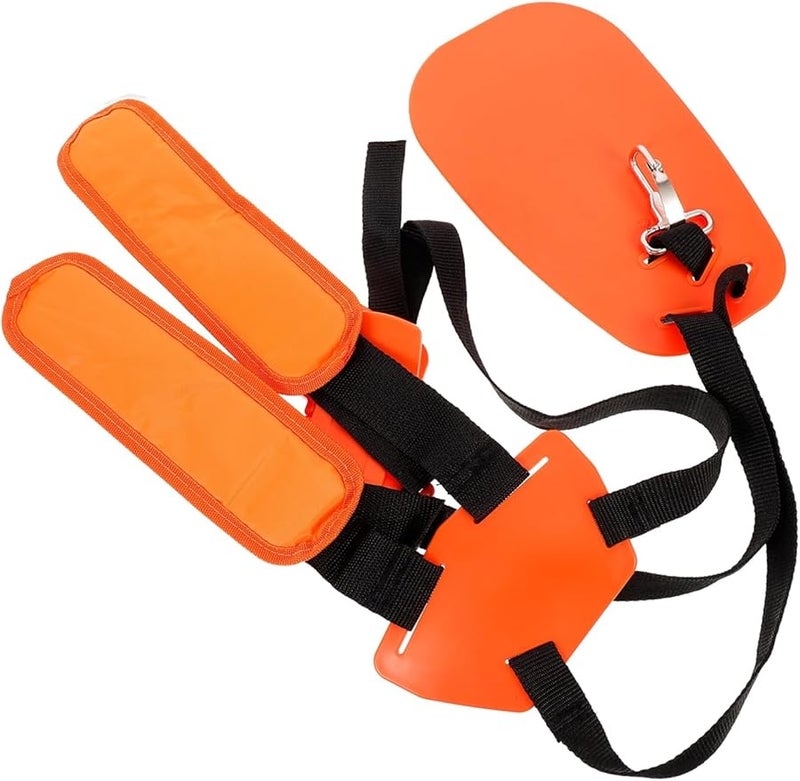 Orange Shoulder Strap For Lawn Mower Durable Comfortable Quick Installation Trimmer Accessory - Image 2