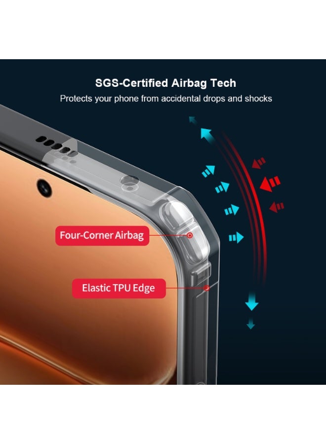 XUNDD for Honor 600 Pro Case, Camera Lens Protection Back Cover, TPU+PC Shockproof Bumper Mobile Phone Case, Anti-Yellowing Slim Fit Protective Casing - Image 4