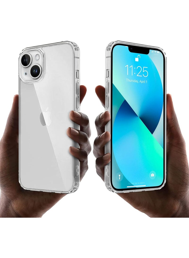 Transparent cover for iPhone 13, silicone back cover for iPhone 13, 6.1 inches - transparent - Image 2