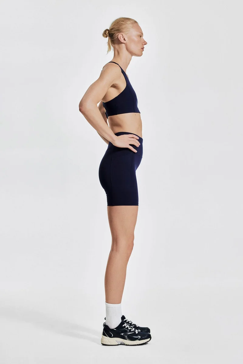 H&M Pocket-detail sports cycling shorts in DryMove™