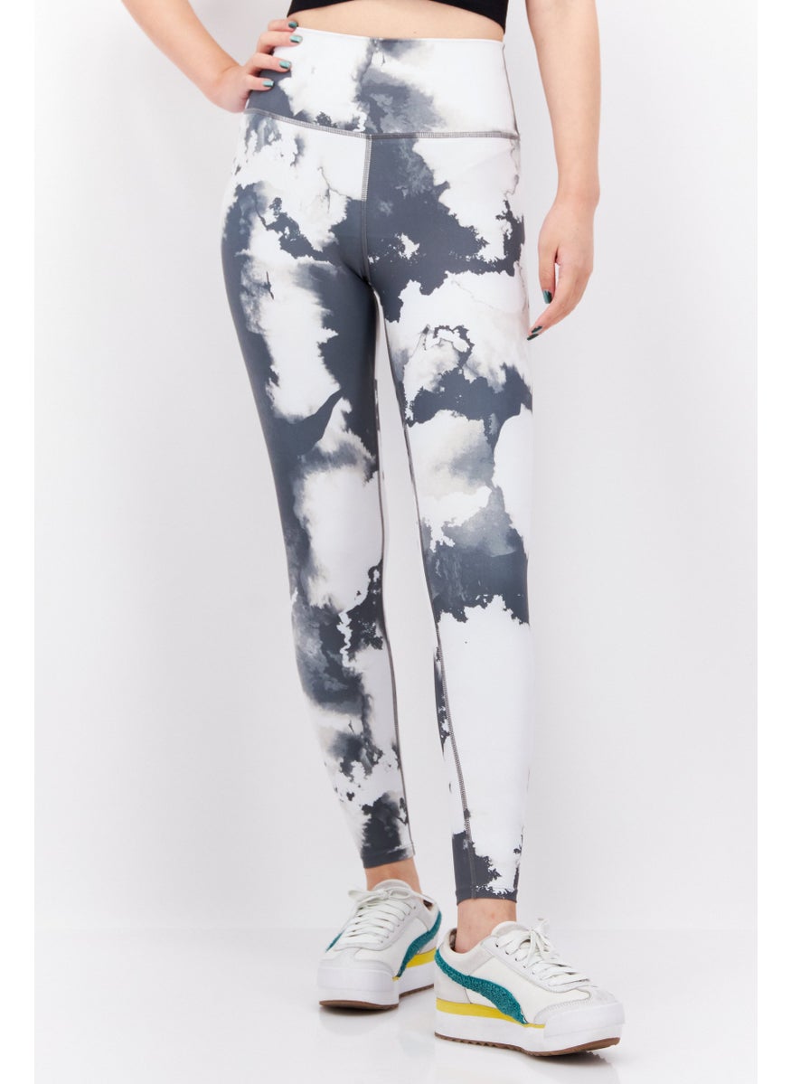 Sage Collective Women Sportswear Fit Training Leggings, Grey Combo  - Image 1