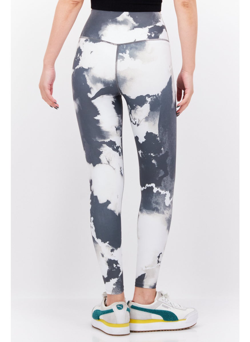 Sage Collective Women Sportswear Fit Training Leggings, Grey Combo  - Image 3