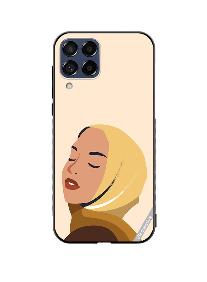 VR CREATIVE Protective Case Cover For Samsung Galaxy M33 Cartoon Woman Shape Design Multicolour - Image 1