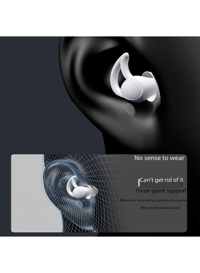 Generic Earplugs Sleep Noise Reduction Soundproof Earplugs Three-layer Silicone Earplugs Waterproof Swimming Earplugs Wholesale-Color:Red (black Color Box + Transparent Box)  - Image 3
