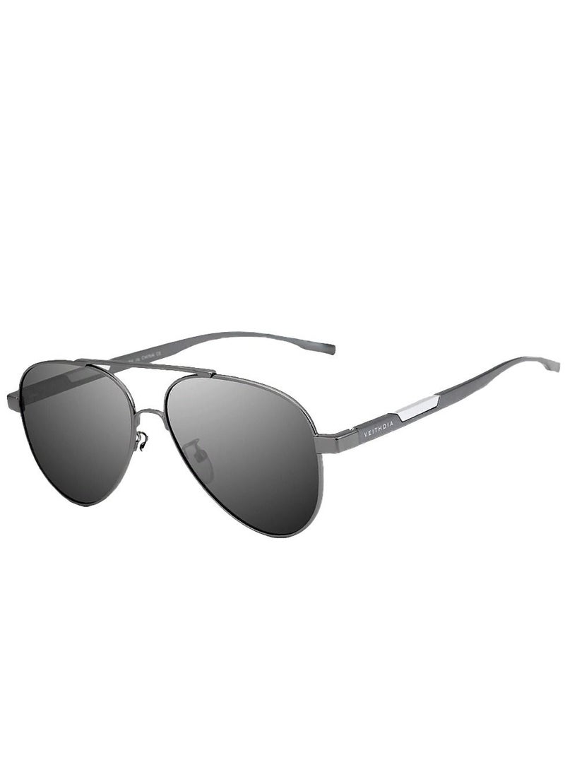 Veithdia - Original VEITHDIA Sunglasses for males Polarized UV400 protection With Full Set Sun Protection Category 3 Suitable for driving car Light Weight pilot style For men - Image 1