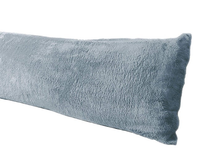 EXTRA SOFT BODY PILLOW COVER SHERPAMICROPLUSH MATERIAL 20X54 INCHES ZIPPER CLOSURE BICE