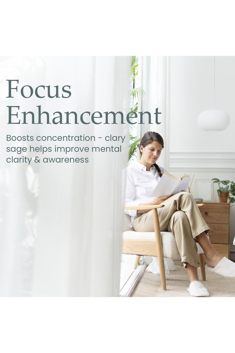 Saante Chakra Room and Pillow Spray 100ml - Improves Sleep Quality - Calming Lavender - Uplifting Clary Sage - Reduces Negativity - Enhances Focus - Aromatherapy Spray - Stress Relief - Image 3