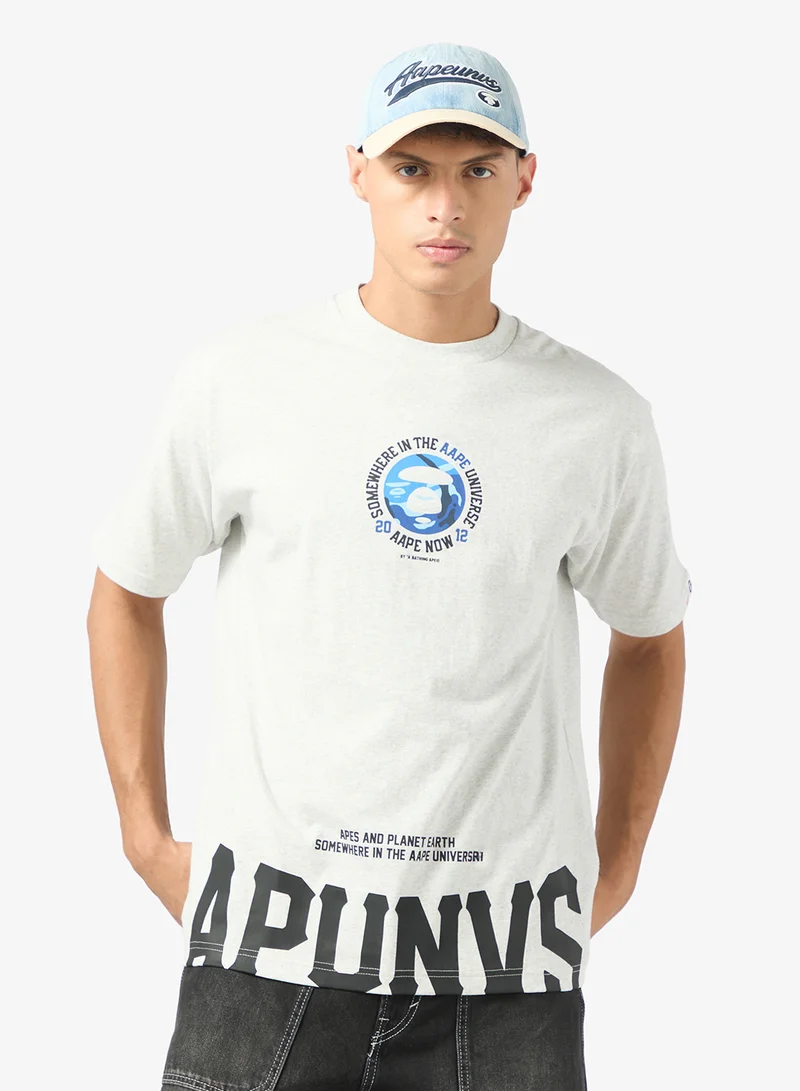 AAPE Moonface logo short sleeve tee