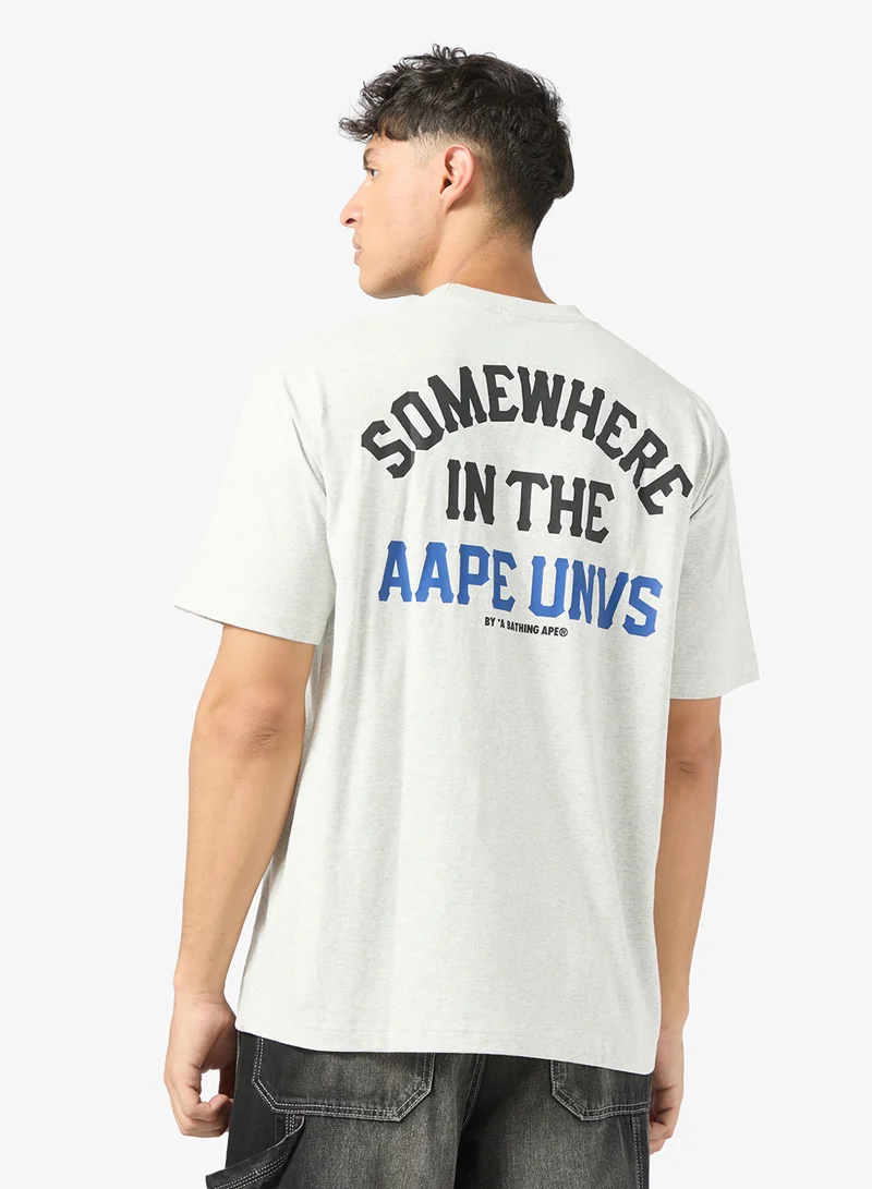 AAPE Moonface logo short sleeve tee
