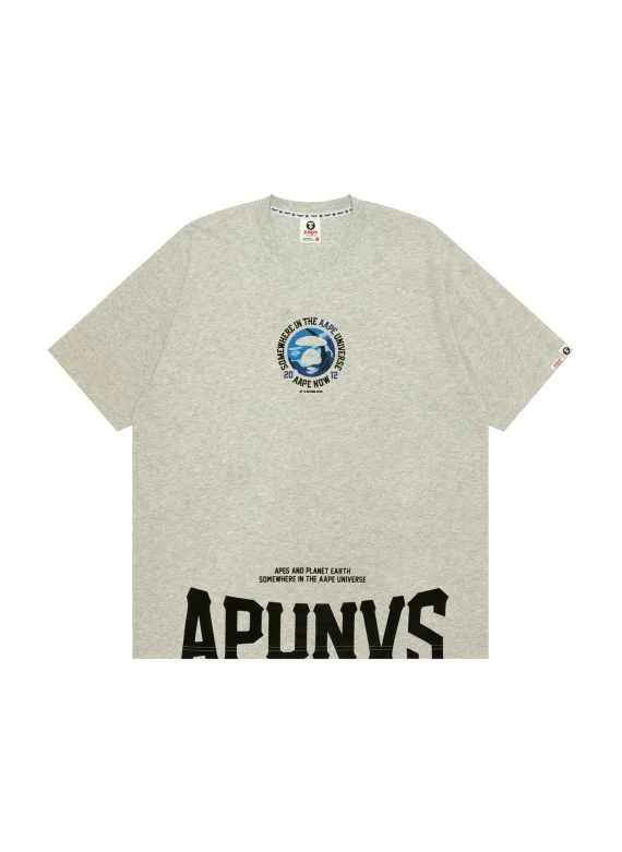 AAPE Moonface logo short sleeve tee