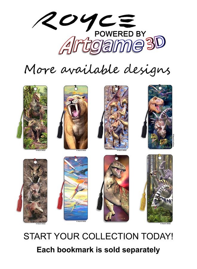 Artgame 3D Trex (Dinosaur) Royce Bookmark By Artgame - Image 5