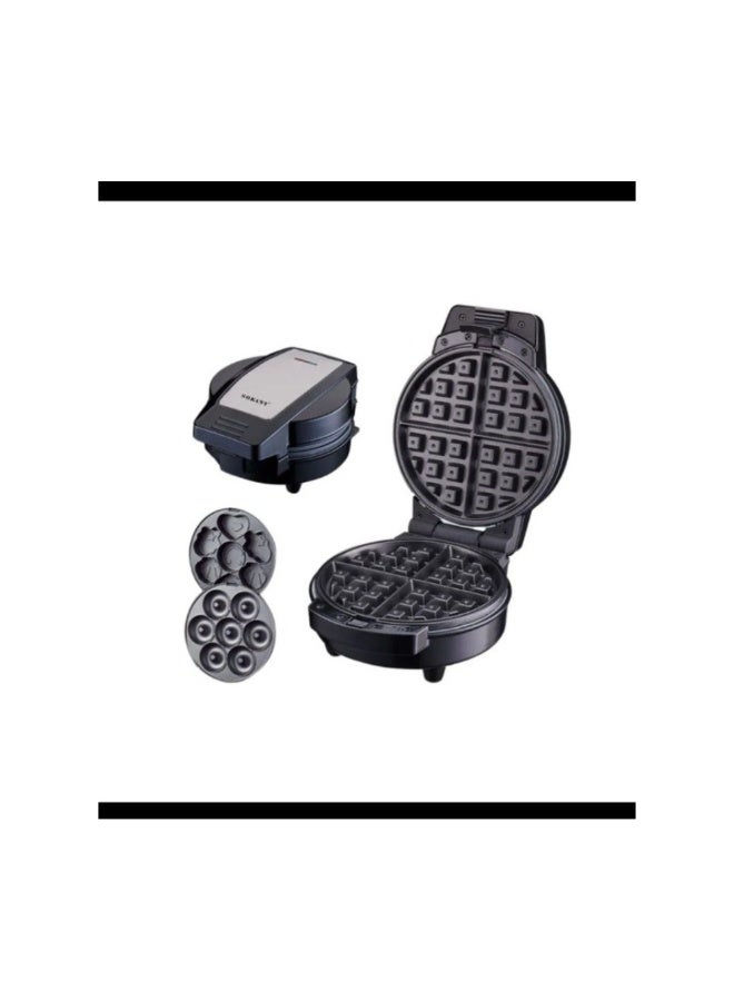 Sokany 3*1 round waffle maker, 600 watts (new) SK-08006 - Image 2