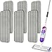 ILAVCOOL 6 Pack Reusable Mop Pads Compatible with Swiffer PowerMop Wood Floor Pads Microfiber Mop Replacement Refills Machine Washable for All Floor Surfaces - Image 1