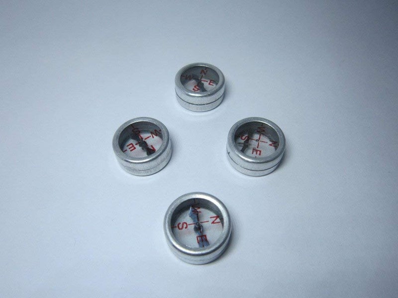 WKM Magnetic Compass Both Side Glass (Pack of 12) (Size 20mm / 2cm) - Image 1