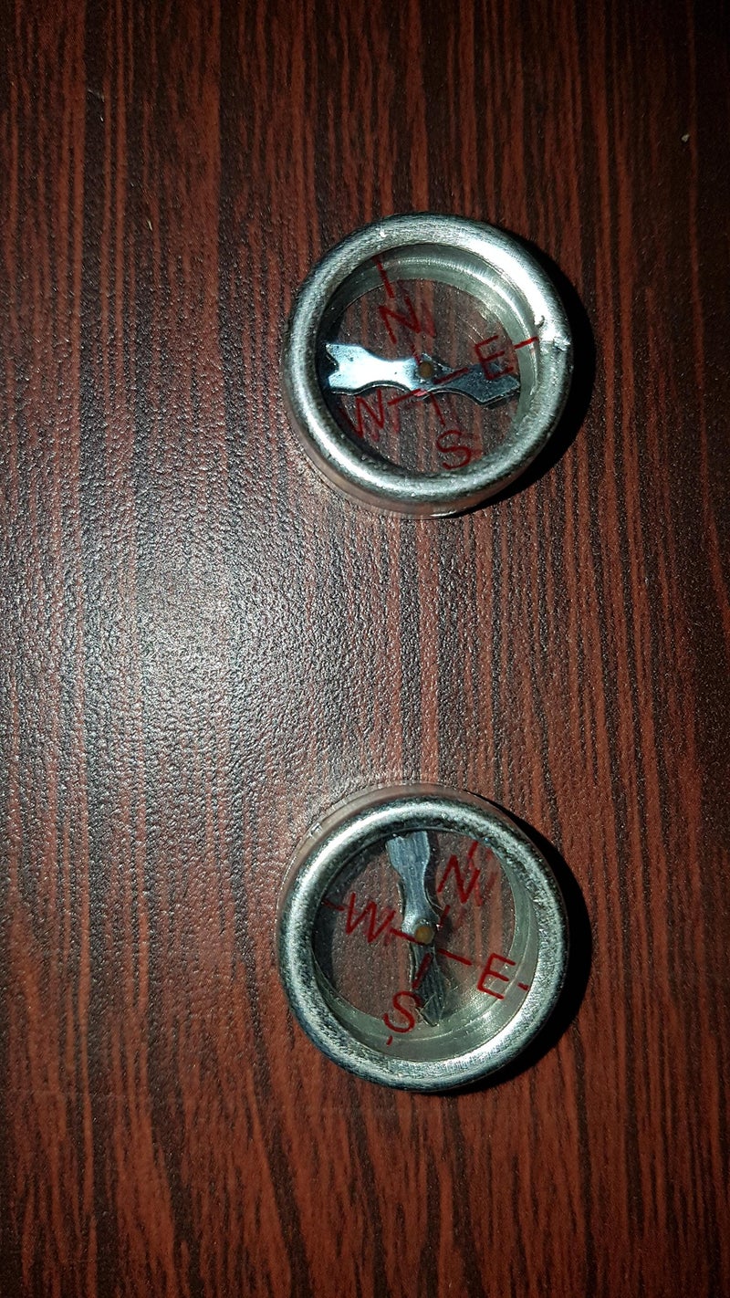 WKM Magnetic Compass Both Side Glass (Pack of 12) (Size 20mm / 2cm) - Image 5