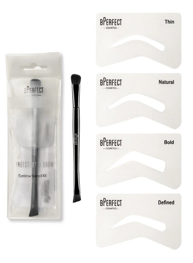 Bperfect Indestructi'Brow Eyebrow Stencil Kit - Shaped Brows in Seconds 1unit - Image 1