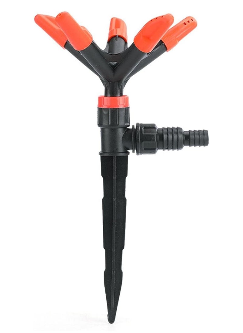 DubaiGallery Lawn Sprinkler Upgrade Garden Watering Automatic 360 Rotating Degree  - Image 1
