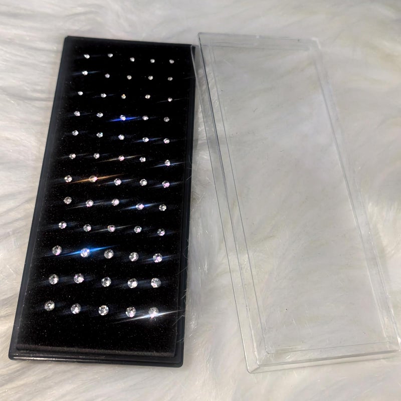 clbxzwc 60pcs Stainless Steel Nose Studs small nose studs Body Jewelry 20G-23G 1.5mm 2mm 2.5mm 3.0mm - Image 3