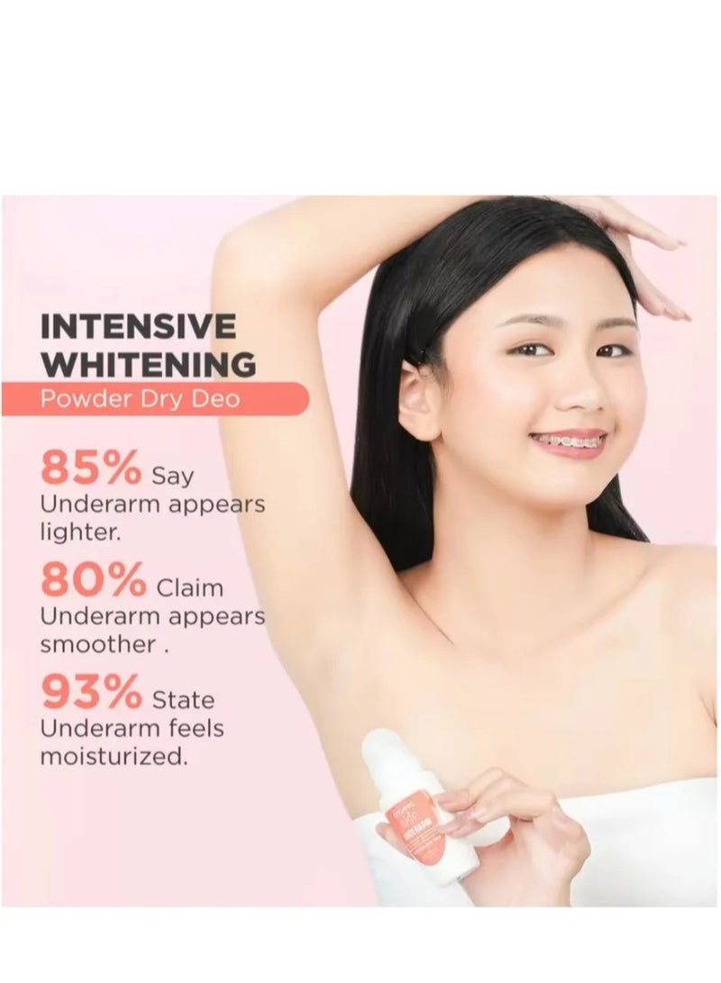 أورجانيك مزيل عرق بودرة جاف بخلاصة النياسيناميد لتفتيح منطقة تحت الإبط 40 مل - Image 2