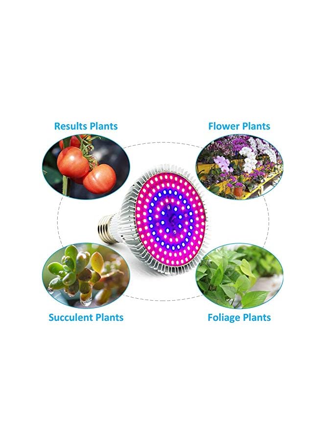 erorex 30W LED Grow Light Bulb Growth Lamp for Indoor Plants Garden Greenhouse Hydroponic Plants Full Spectrum for Plant Lover - Image 3