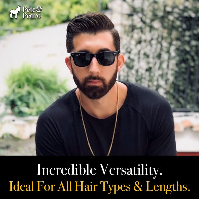 Pete & Pedro HAIR PUTTY - Strong Hold, Matte Finish, Low Shine Hair Clay for Men, Ideal for Hairstyling & Grooming Medium, Messy, & Shorter Hairstyles | Water soluble, As Seen on Shark Tank, 2 oz. - Image 4