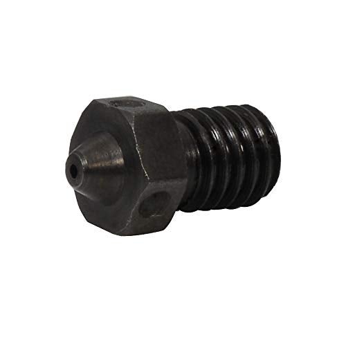 POLISI3D 4pcs Hardened Steel Nozzles V6 Nozzle 0.4mm Compatible with V6 Hotend Prusa i3 MK3 MK3S Prusa mini Anycubic Mega 3D Printer Printing PEI PEEK or Carbon Fiber Filament (4x0.4mm) - Image 5