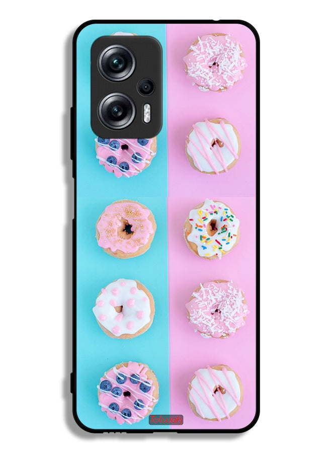 Tolwak Xiaomi Redmi Note 11T Pro Plus 5G Protective Case Cover Heather Donuts - Image 2