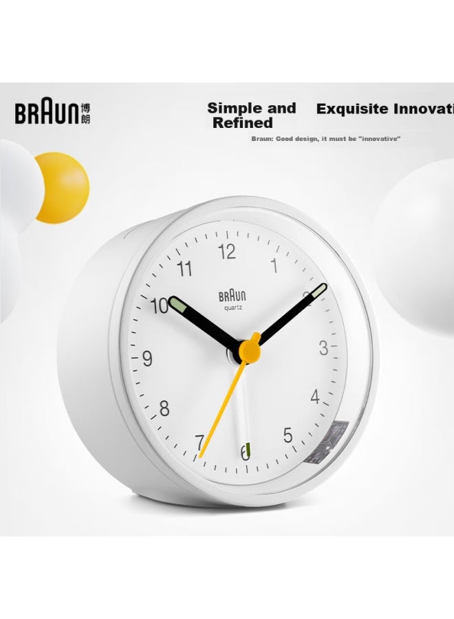 Braun German Brand Imported Mini Alarm Clock, Compact With Loud Volume, Powerful Awakening For Students, One-on Sleep Inducer, Night Light, Bedroom Bedside, Gift For Friends' Birthday And New Year Present - Image 2